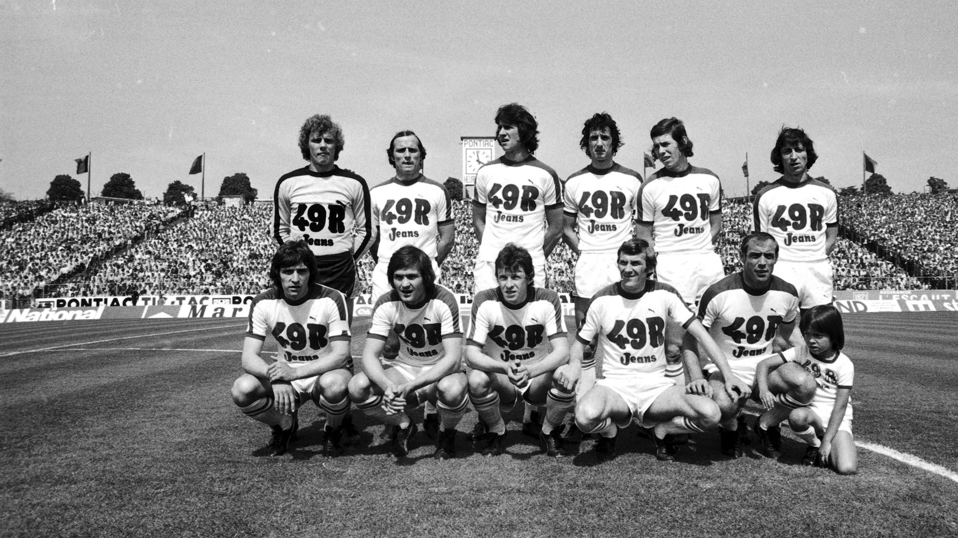 Le FC Bruges en juin 1977