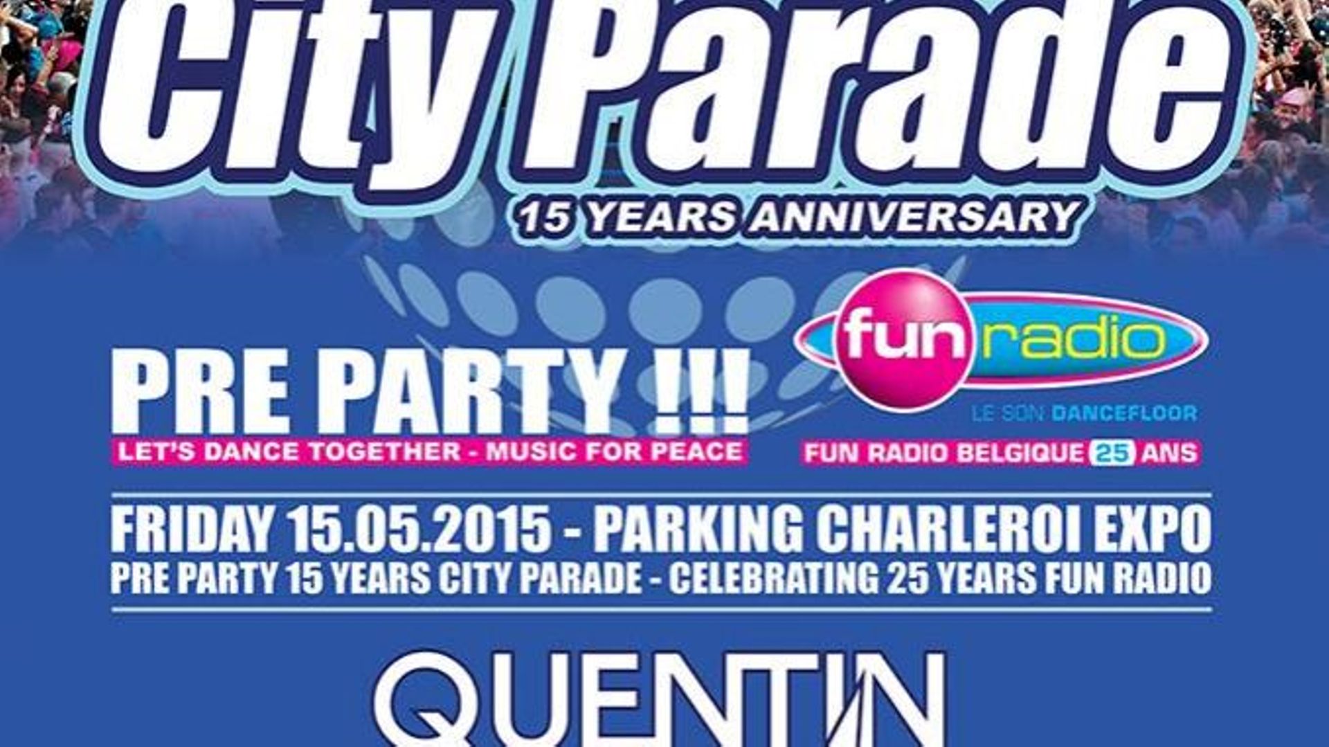 La City Parade se déroule à Charleroi les 15 et 16 mai