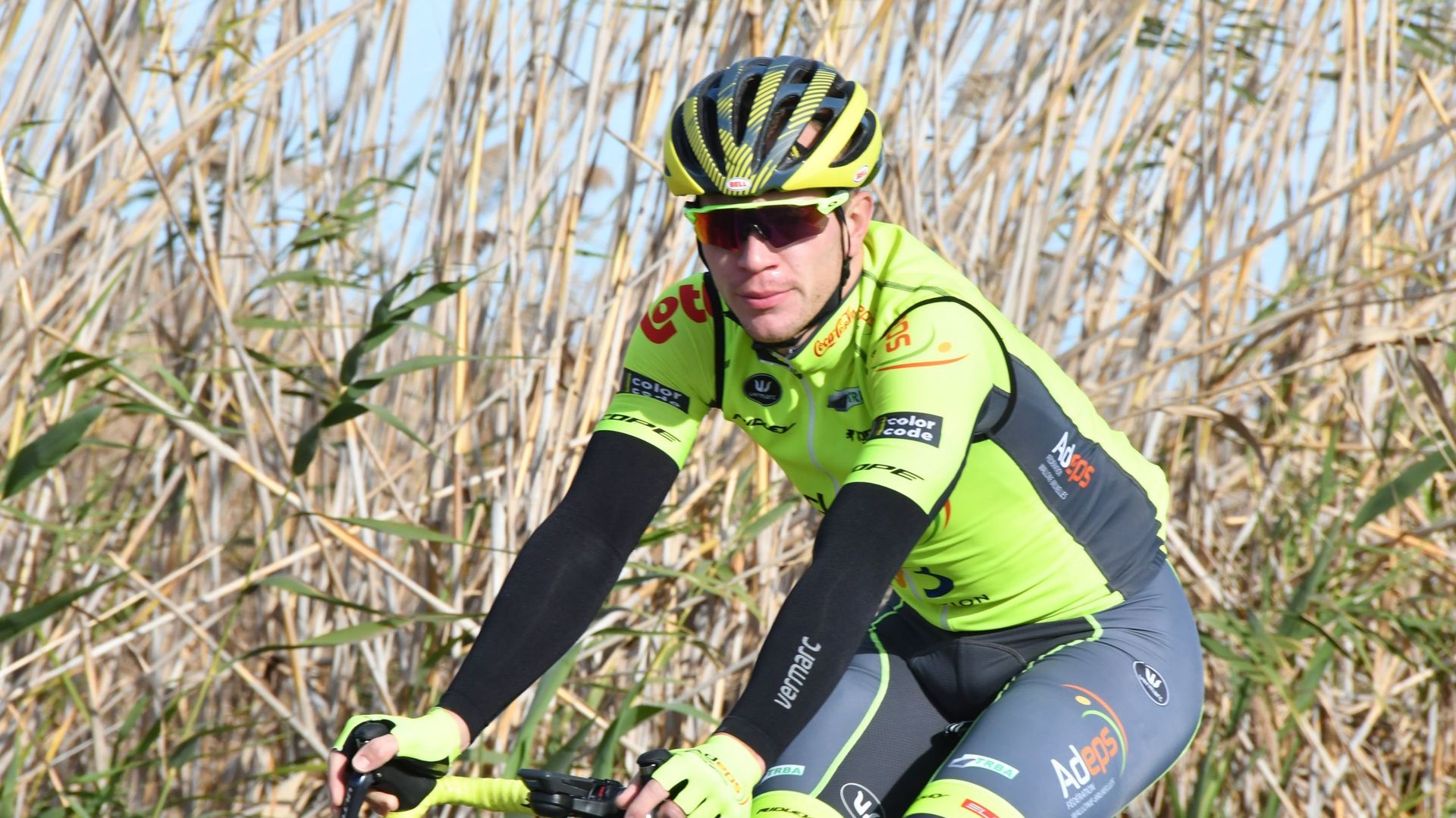 Lionel Taminiaux, coureur chez Bingoal - Wallonie Bruxelles a passé et réussi le test. Il pourra donc participer aux courses UCI.