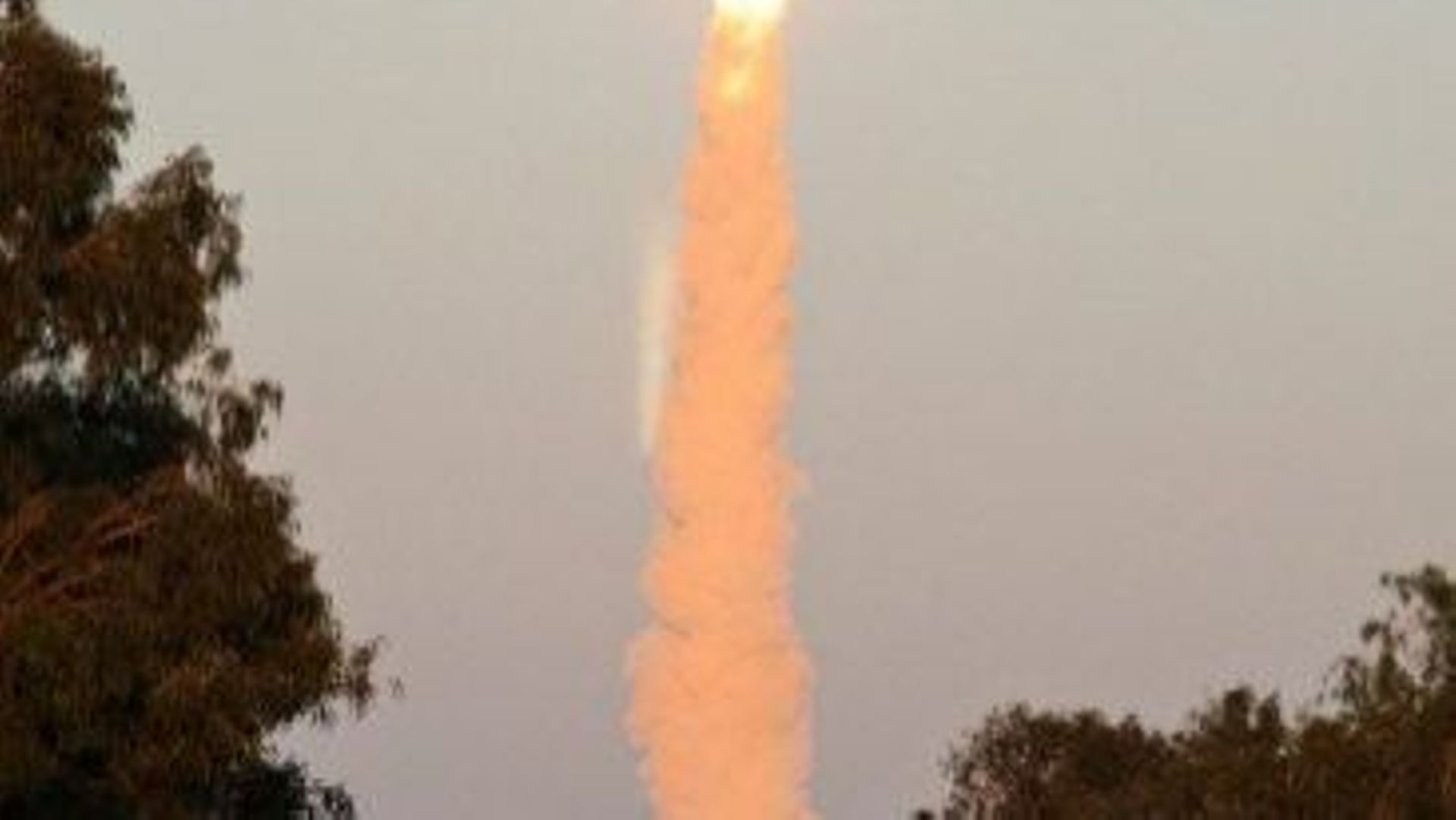 Lancement de la fusée indienne PLSV, le 25 février 2013 à Sriharikora, en Inde