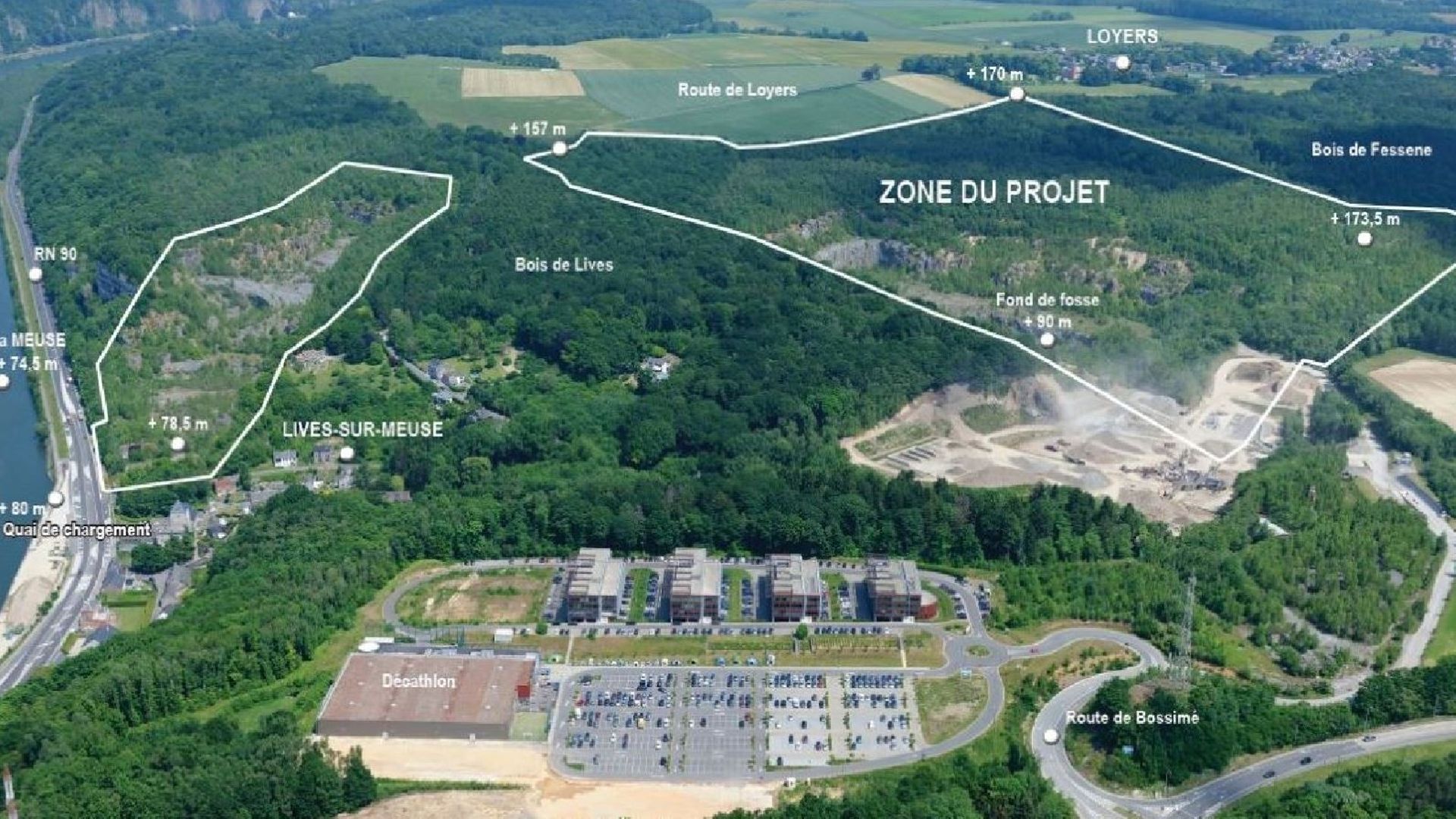 La décision du ministre réjouit la ville de Namur et les riverains qui s'opposaient au projet