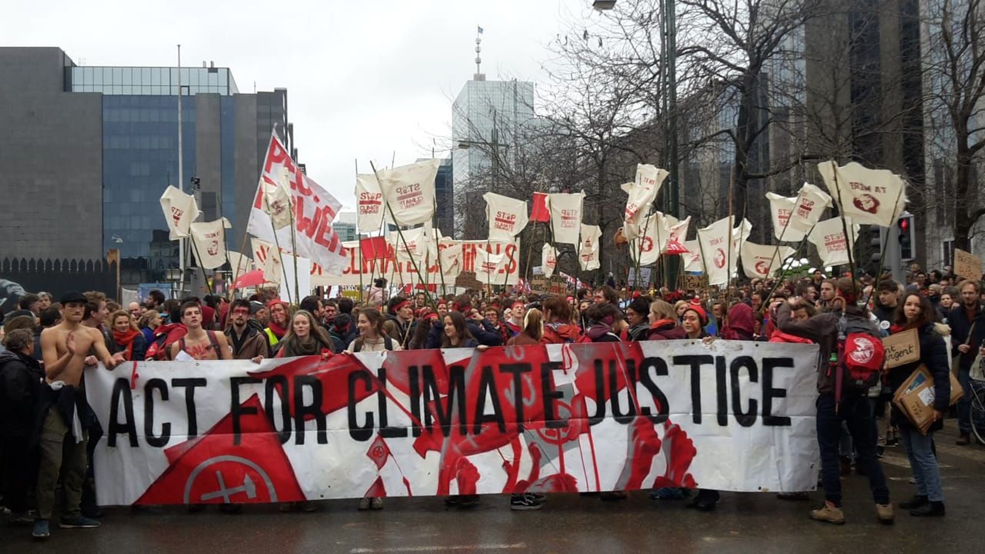 Groupe du mouvement "Act for Climate Justice"