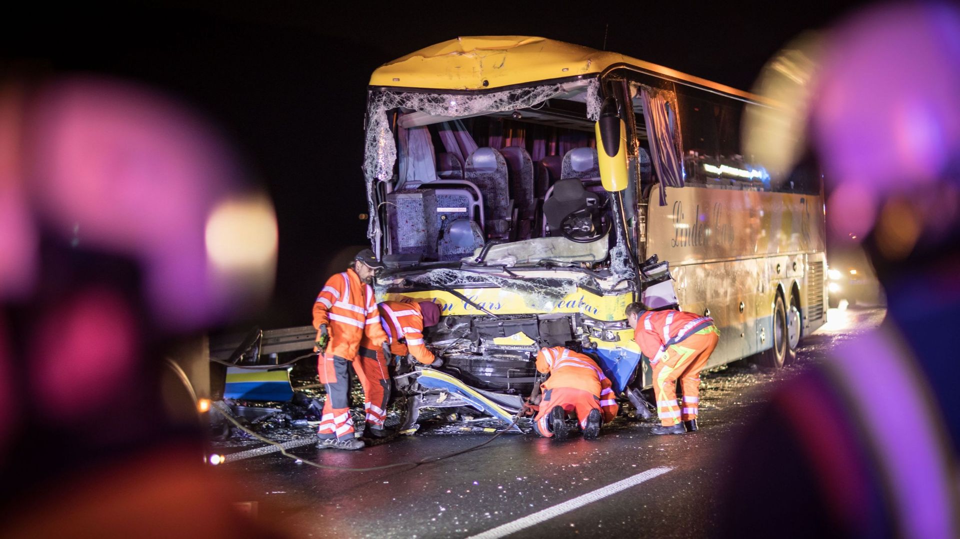 Accident d'un car belge en Allemagne: le deuxième chauffeur du bus toujours hospitalisé en Allemagne