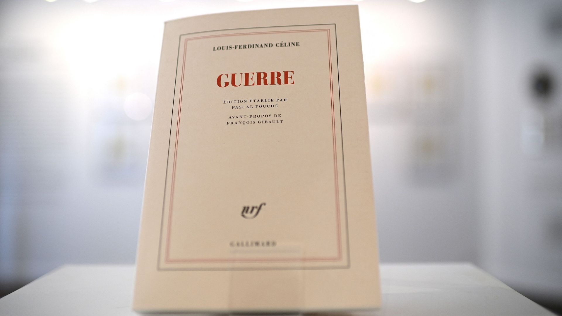 L’ouvrage "Guerre" (Gallimard) s’est vendu à 140.000 exemplaires.