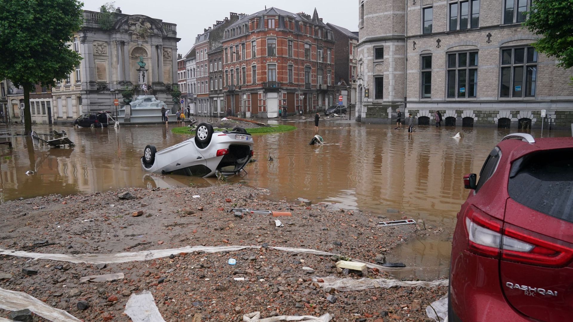 Inondations à Verviers