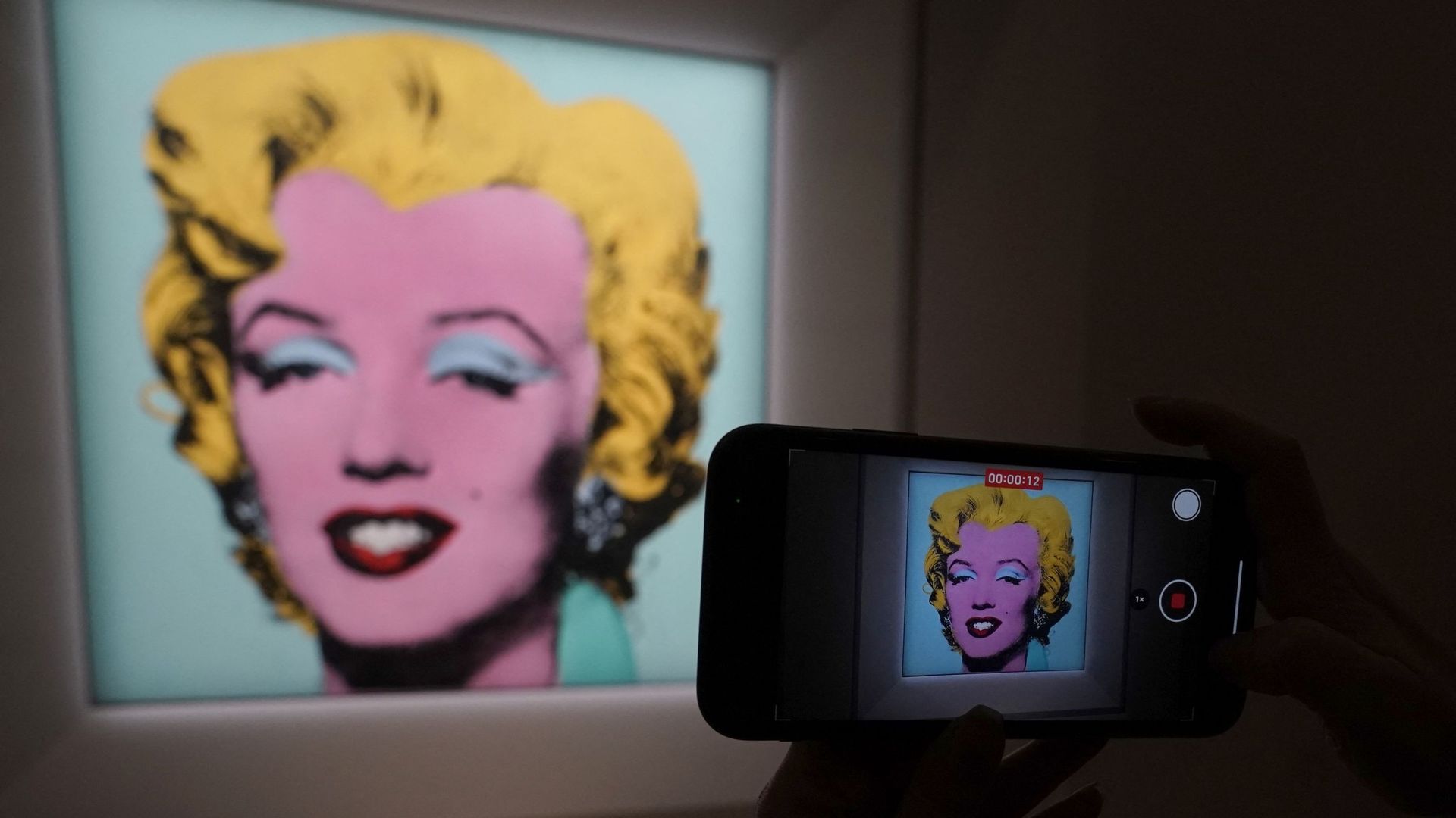 Le portrait "Sage Blue Marilyn" d’Andy Warhol