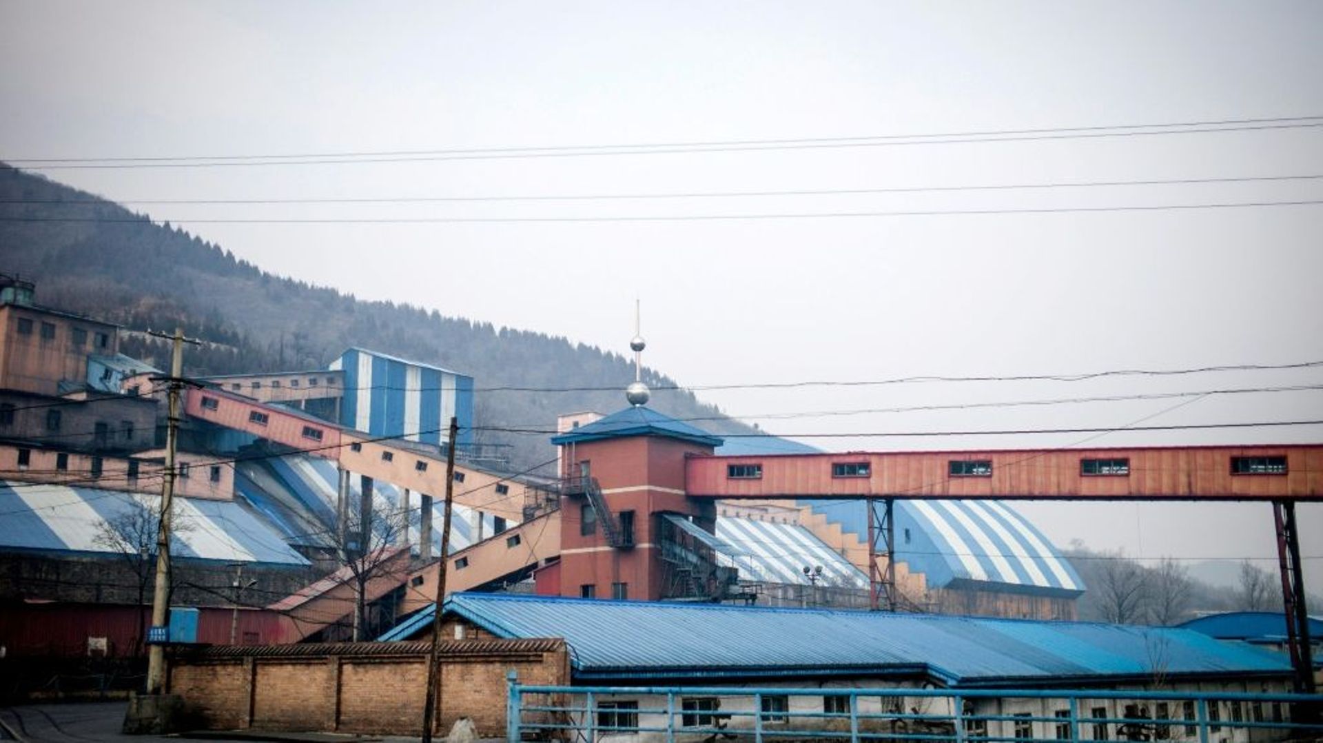 Une mine de charbon à Mentougou, dans les environs de Pékin, le 12 décembre 2016