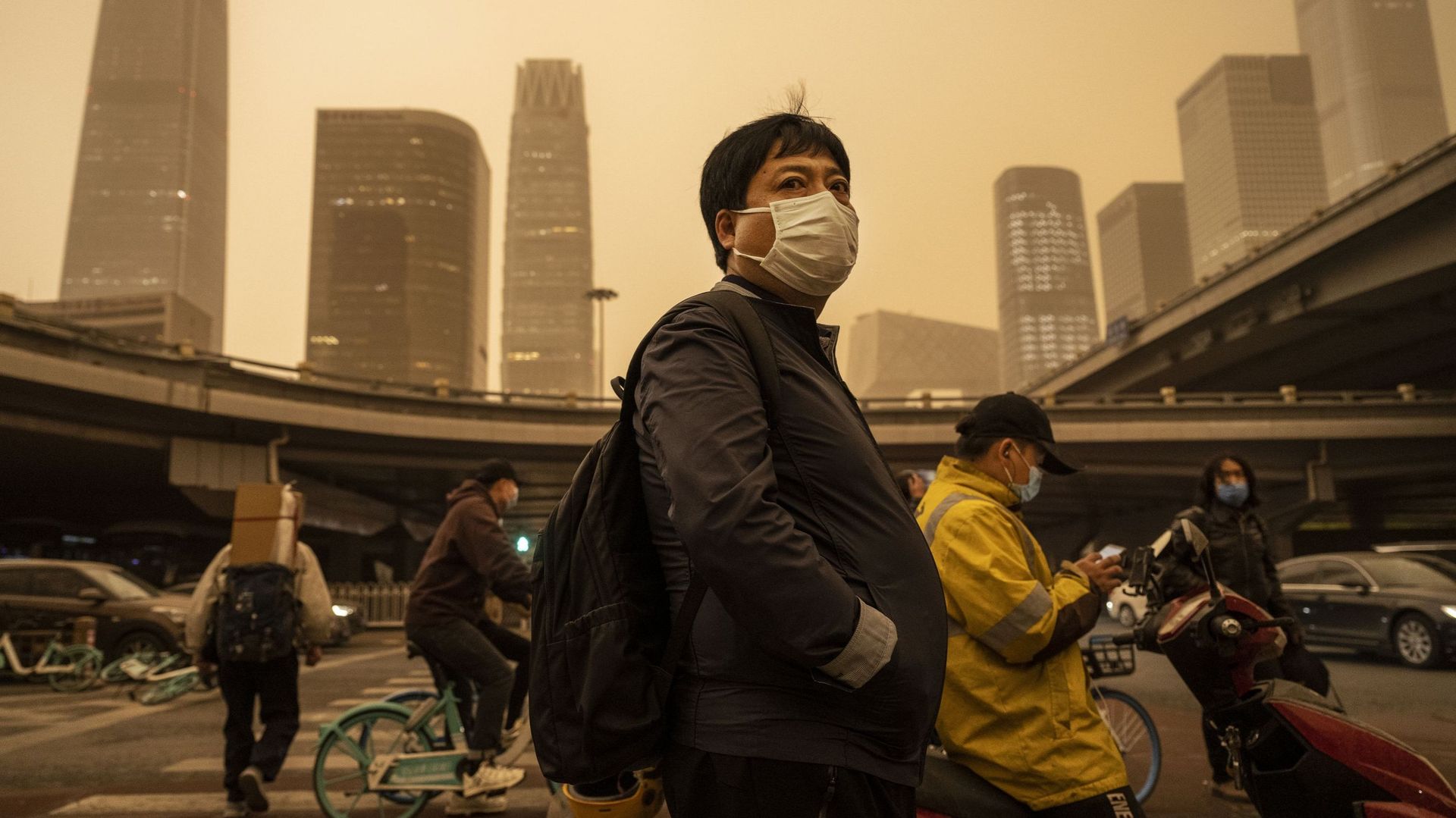 Pollution en Chine (SMOG). 