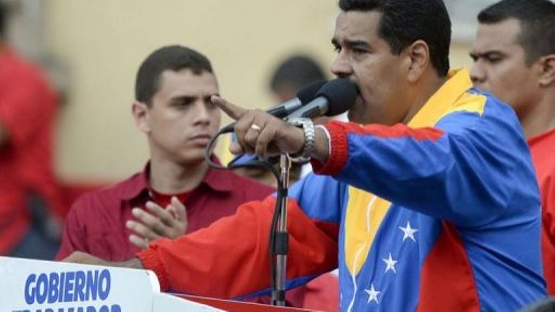 Le président vénézuélien Nicolas Maduro, le 1er mai 2013 à Caracas