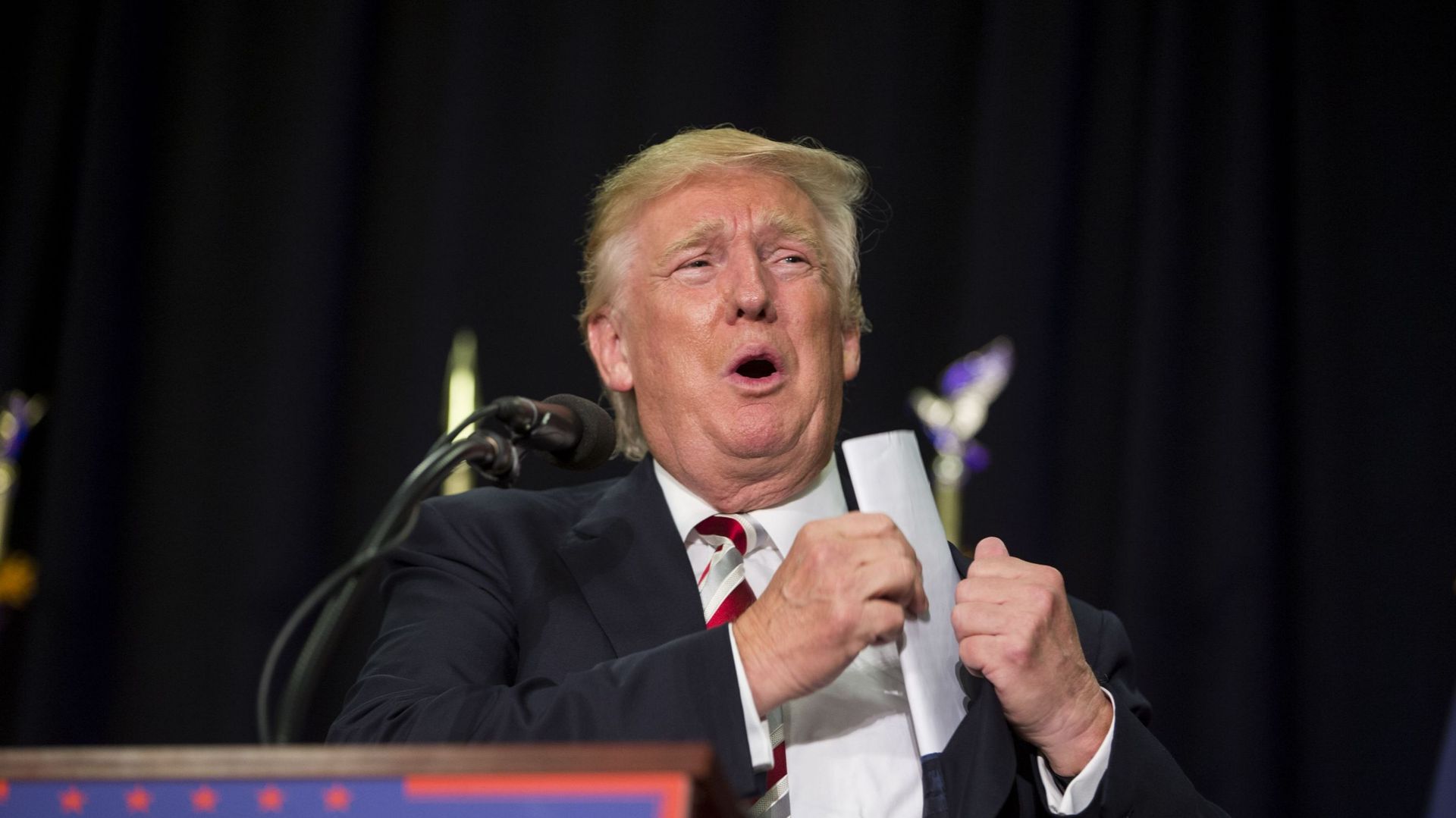 Donald Trump en campagne en 2016