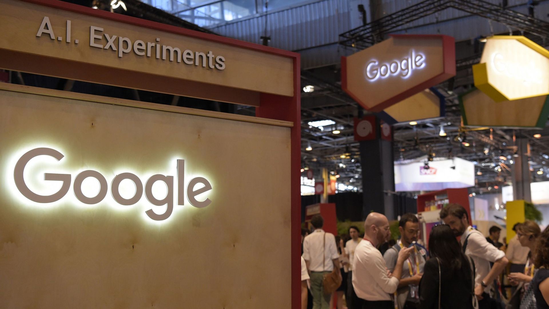 Stand de Google au salon Viva Technology à Paris