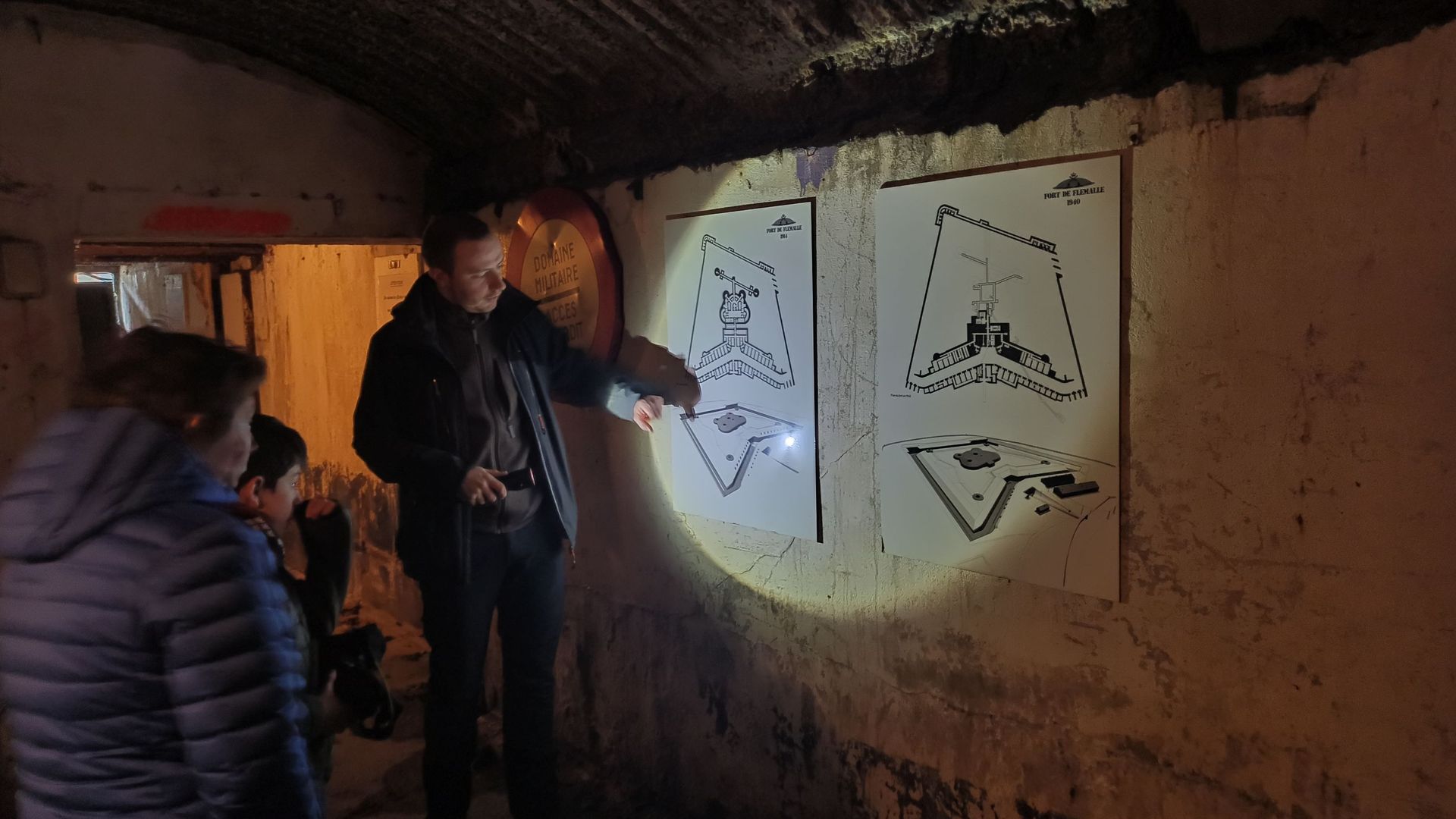 Explication sur l'architecture souterraine du Fort.