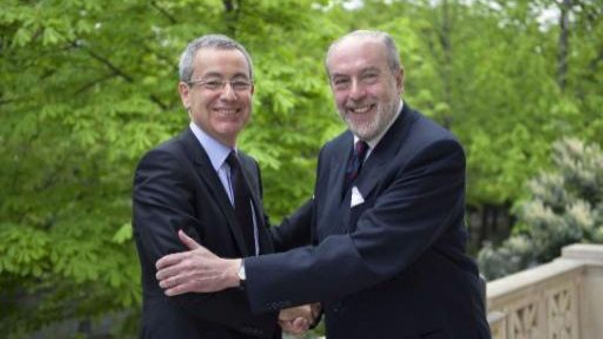 Christian Jourquin (Solvay) & Jean-Pierre Clamadieu (Rhodia)