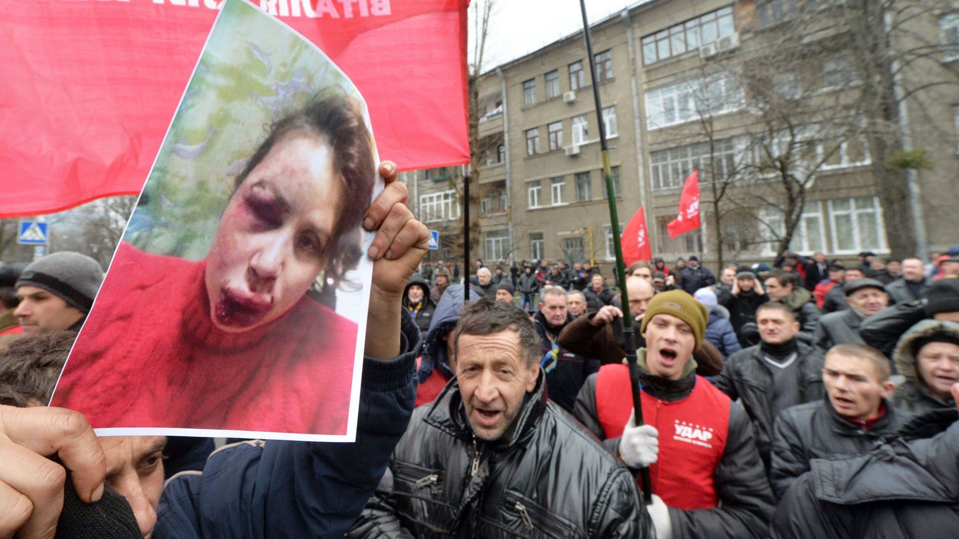 Les Européens et les Etats-Unis ont condamné mercredi l'agression d'une journaliste et militante pro-européenne en Ukraine
