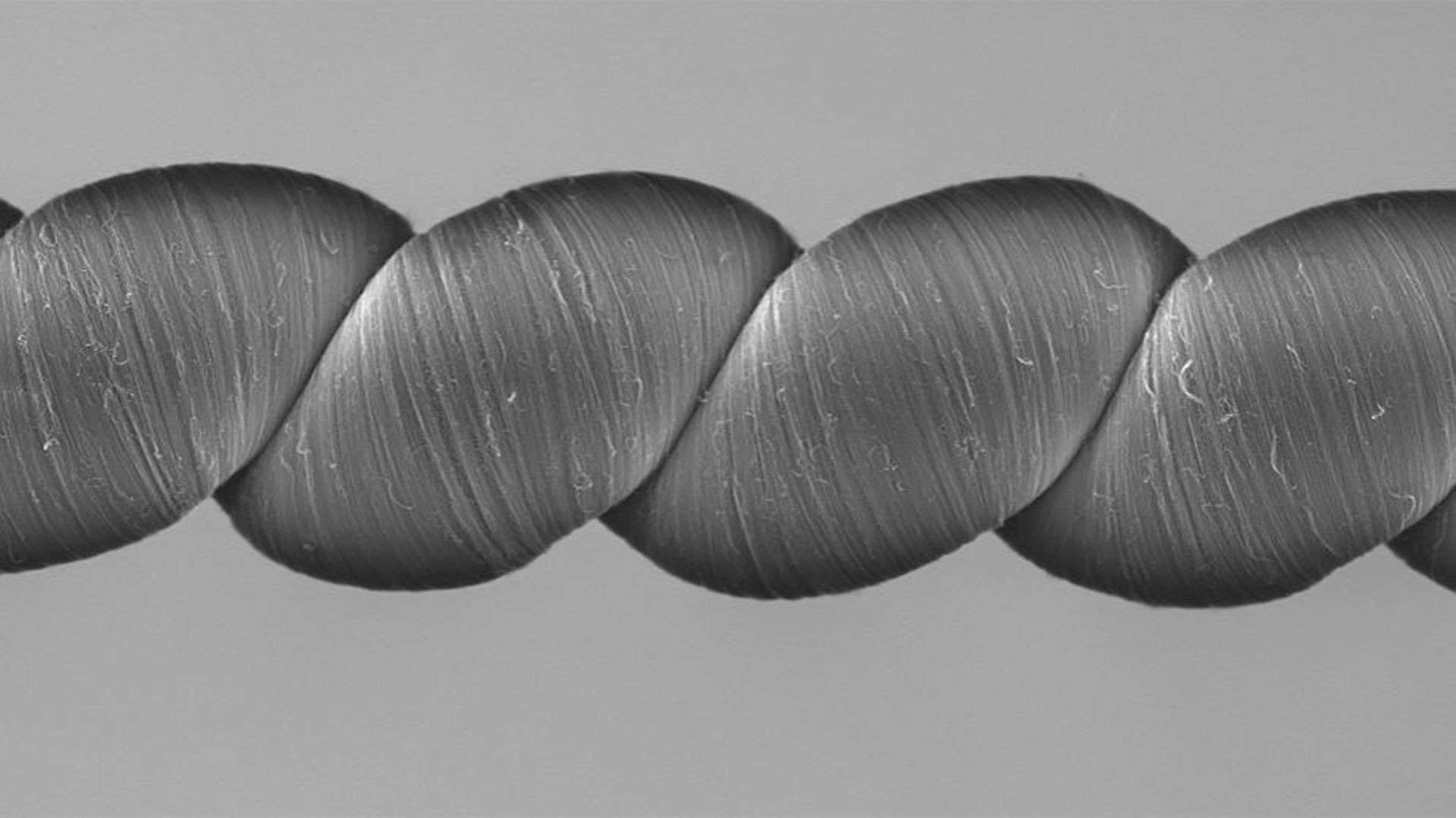 Le Twistron, créé par l'université du Texas à Dallas (États-Unis), se compose de nanotubes de carbone, des cylindres creux dont le diamètre est 10.000 fois plus petit qu'un cheveu.