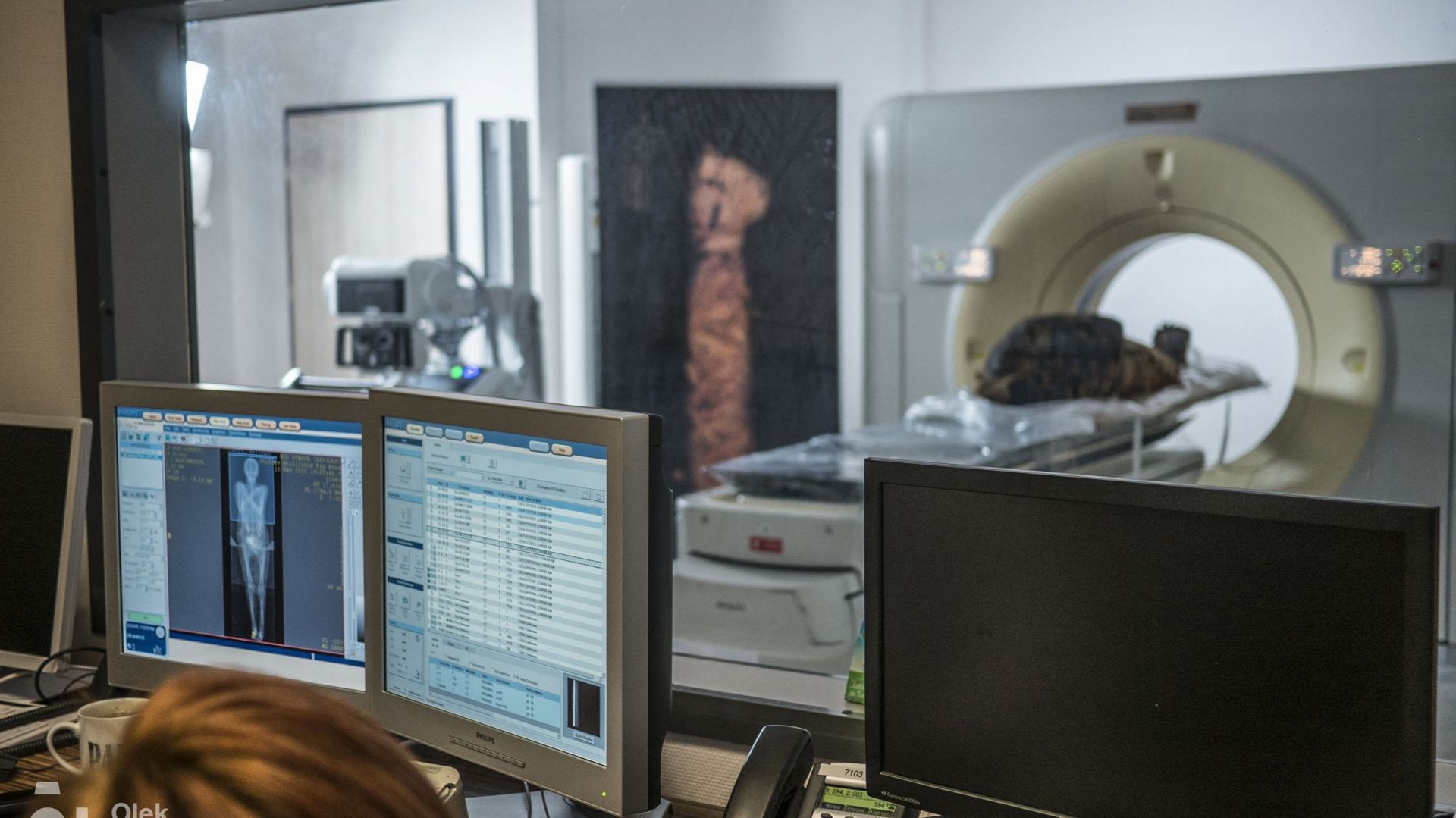 La "momie enceinte" est passée au scanner dans un laboratoire polonais