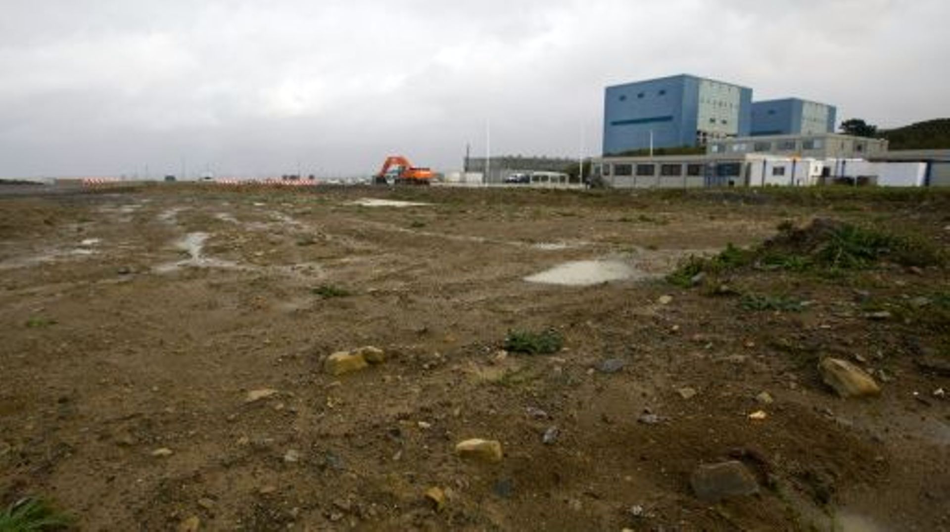 Un des sites de Hinkley Point, en Angleterre, où doivent être construits deux EPR par EDF, le 21 octobre 2013