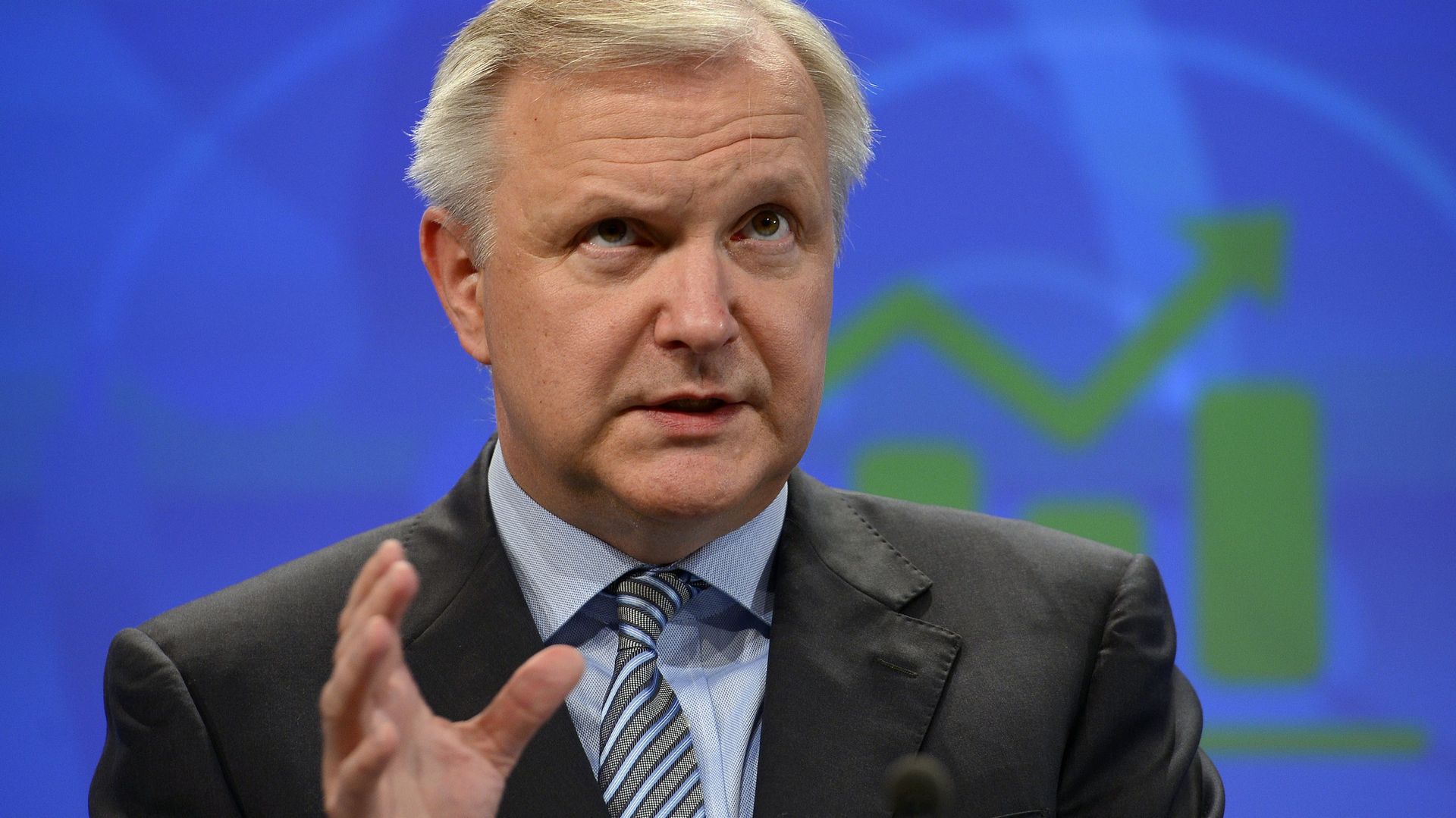 Le commisaire aux affaires économiques et monétaire, le Finlandais Olli Rehn