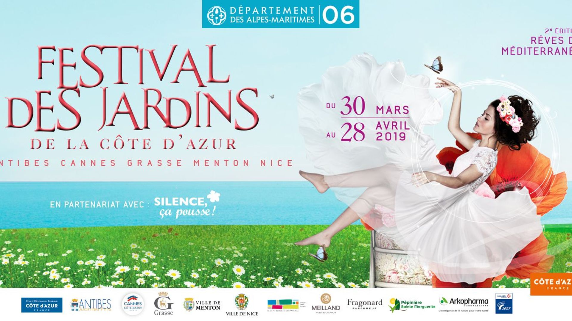 Les jardins éphémères du Festival des Jardins de la Côte d'Azur