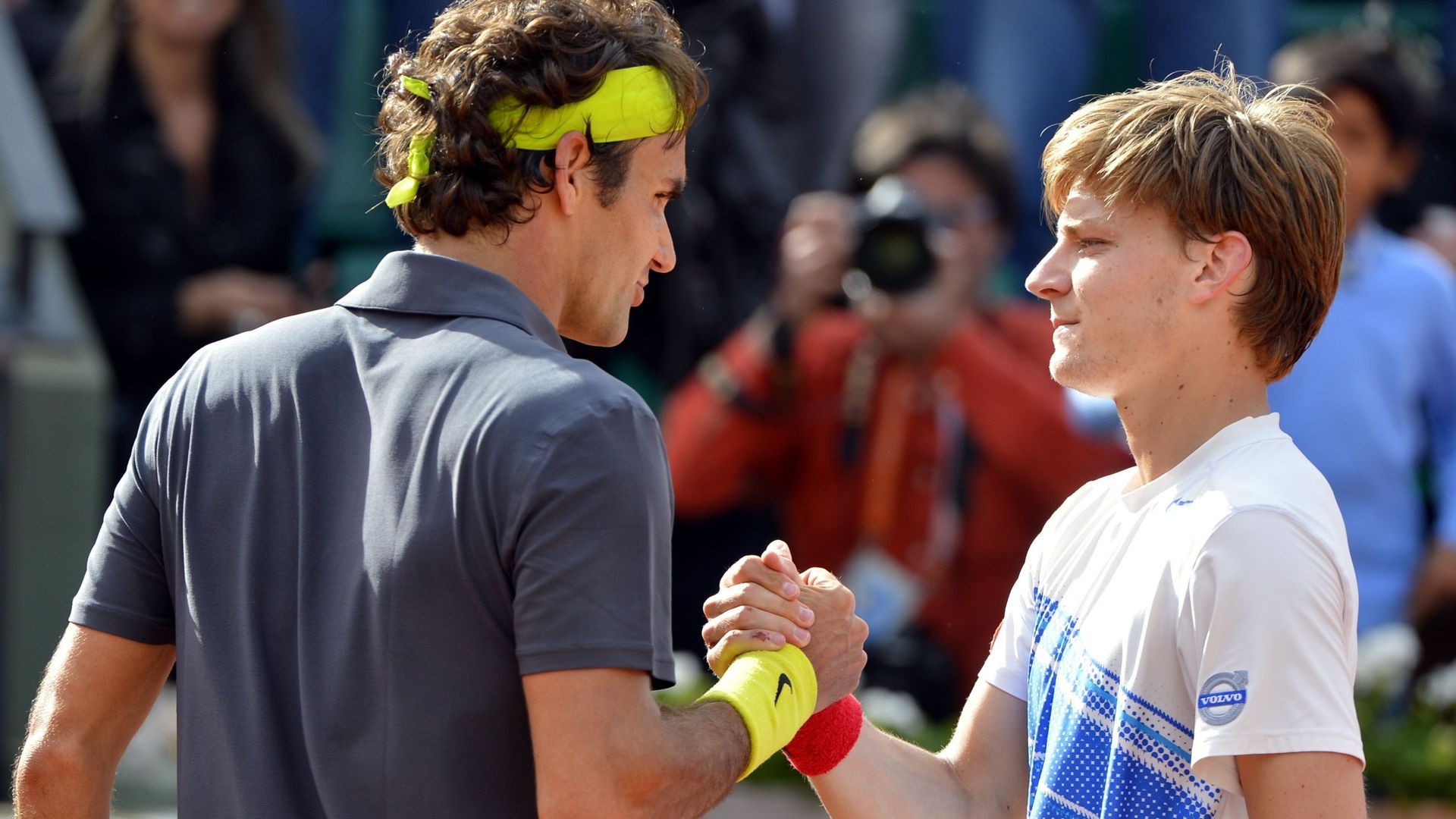 Roger Federer et David Goffin
