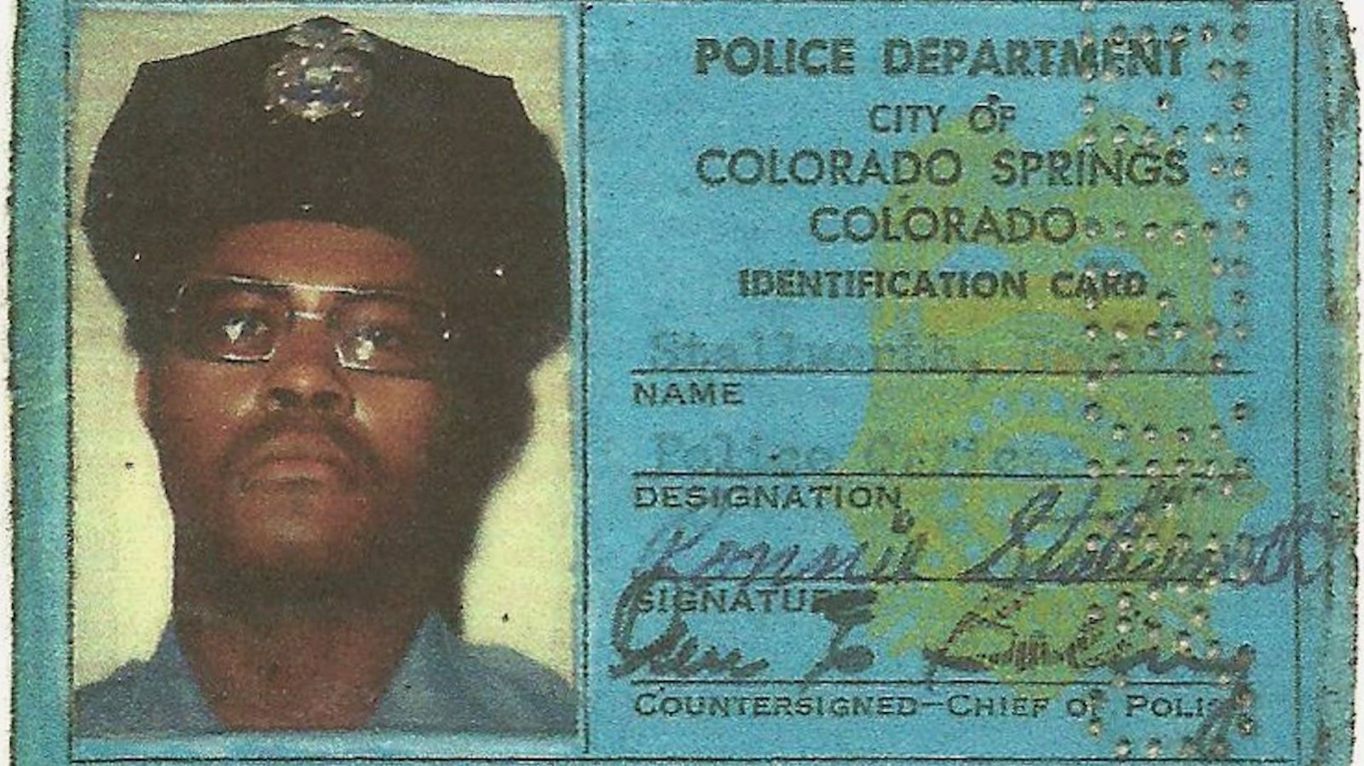 Carte d’identification du policier Ron Stallworth.