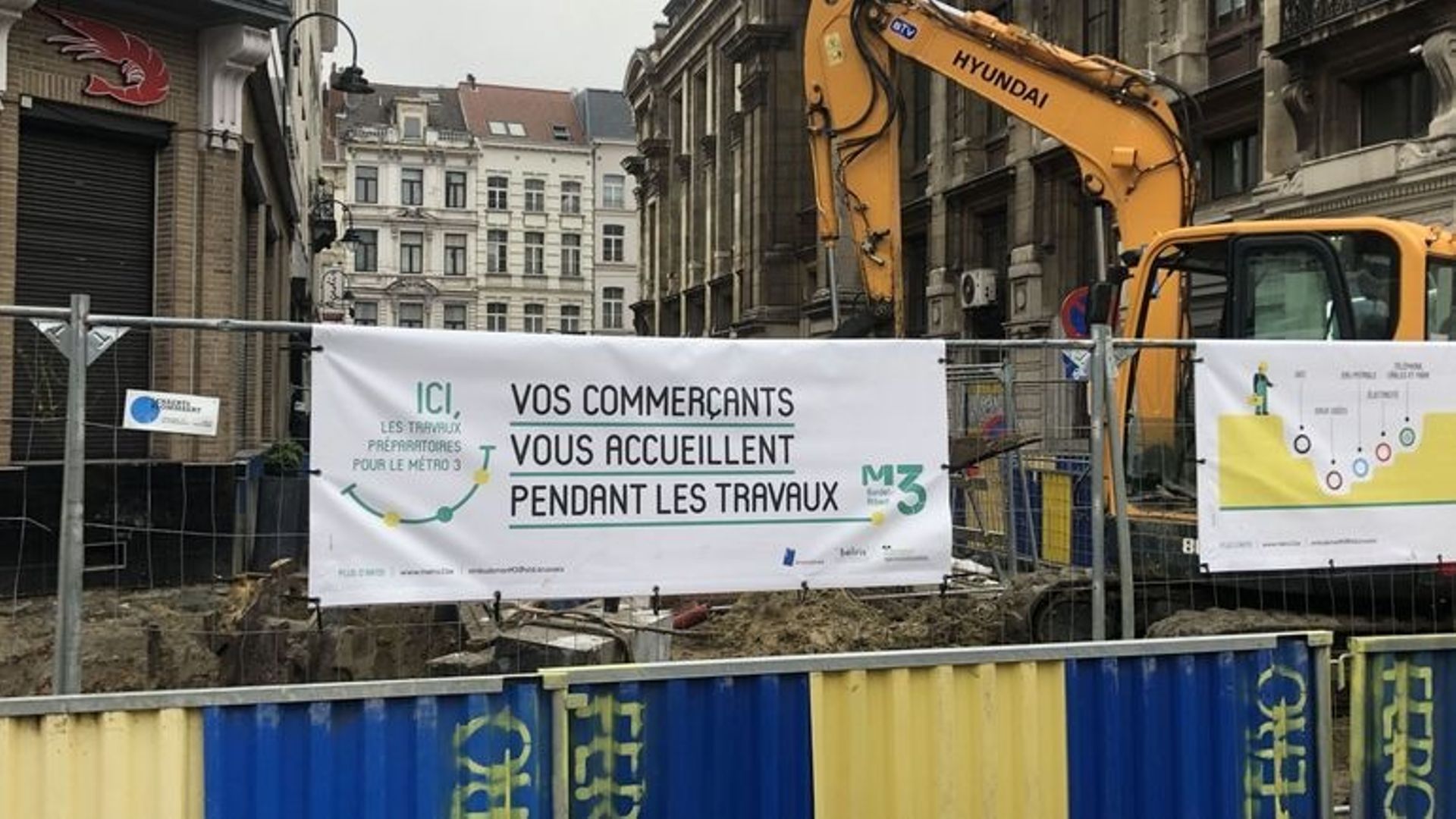 Le chantier du métro peut reprendre à Bruxelles