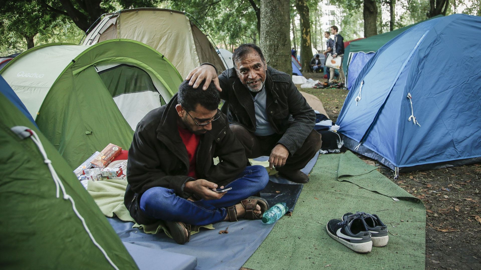 Bruxelles, point de départ d'une nouvelle vie pour de nombreux candidats-réfugiés. 