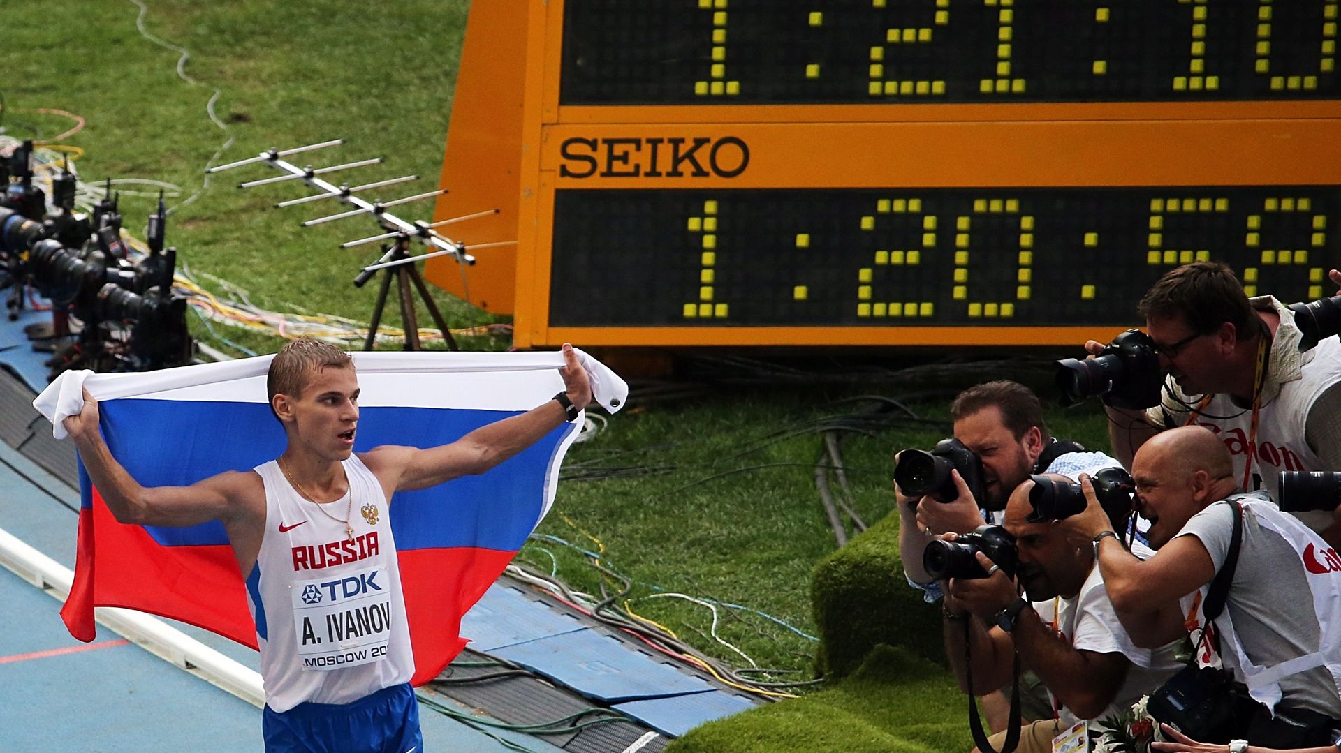Ivanov champion du Monde du 20km marche