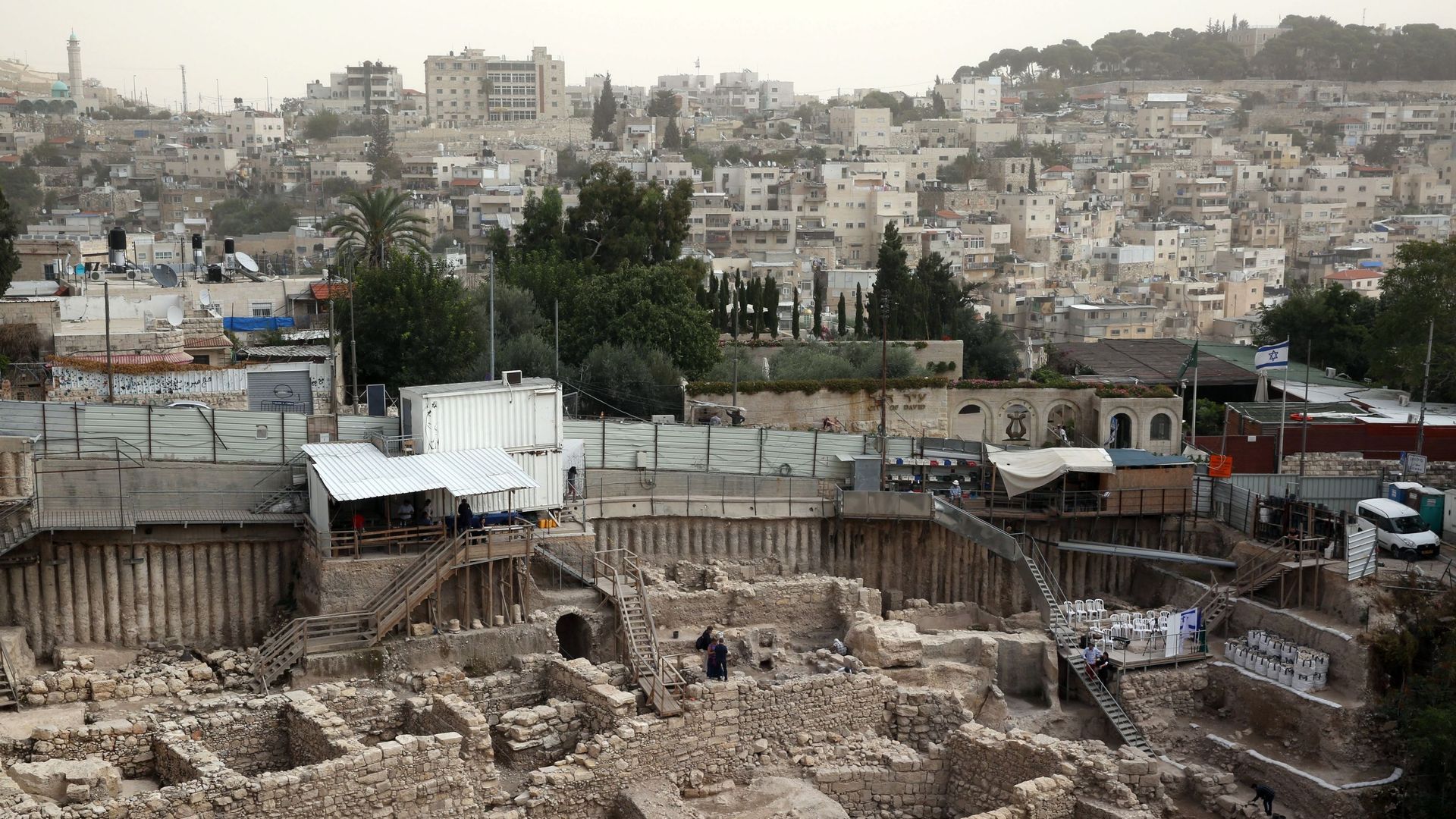 La Cité de David à Jérusalem, une citadelle fortifiée bâtie au IIe siècle avec JC