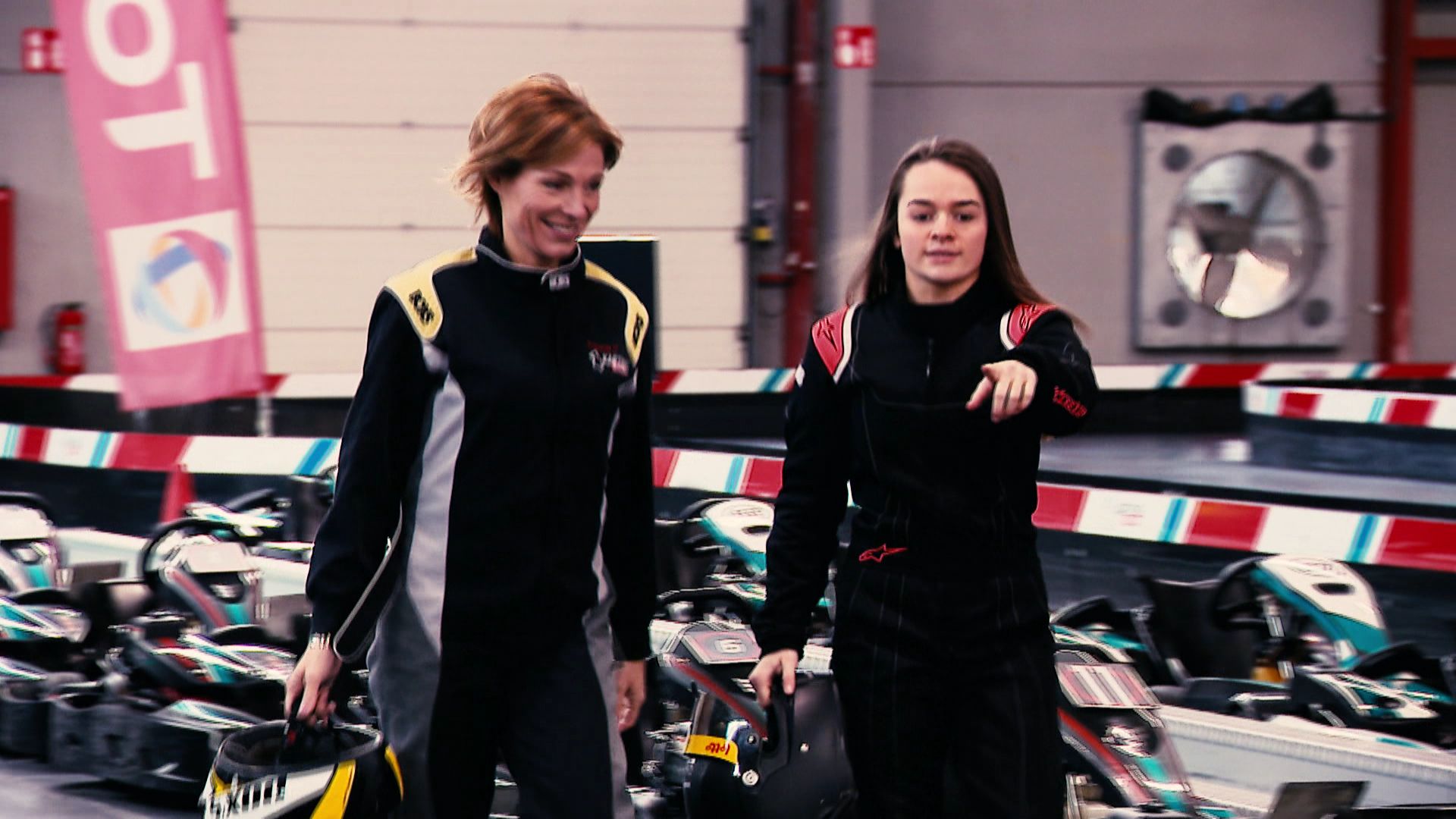 Armelle et  Manon Degotte , la jeune championne au Karting d’Eupen 
